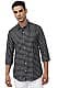 Peter England Men's Checkered Slim Fit Shirt